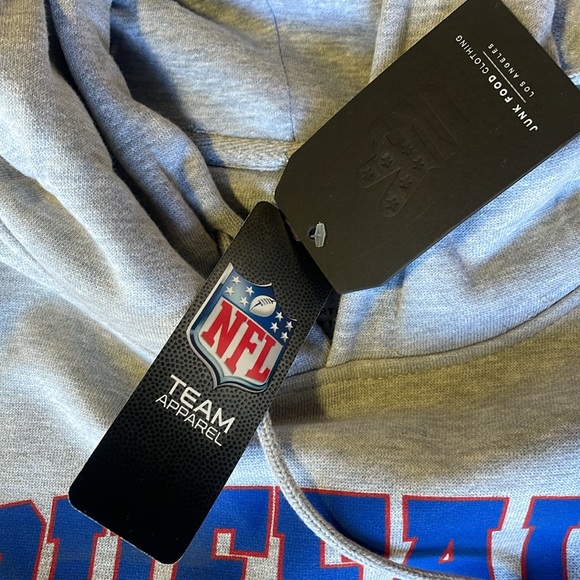 Junk Food Clothing - Buffalo Bills Men's Hoodie, size Large US mens, color grey. - Picture 5 of 5
